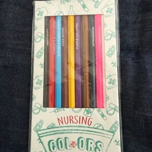Nursing Colors Colored Pencil Set - Multicolor